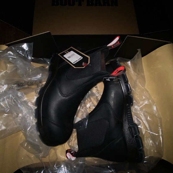 Red Back Chelsea Work boot - Picture 5 of 5